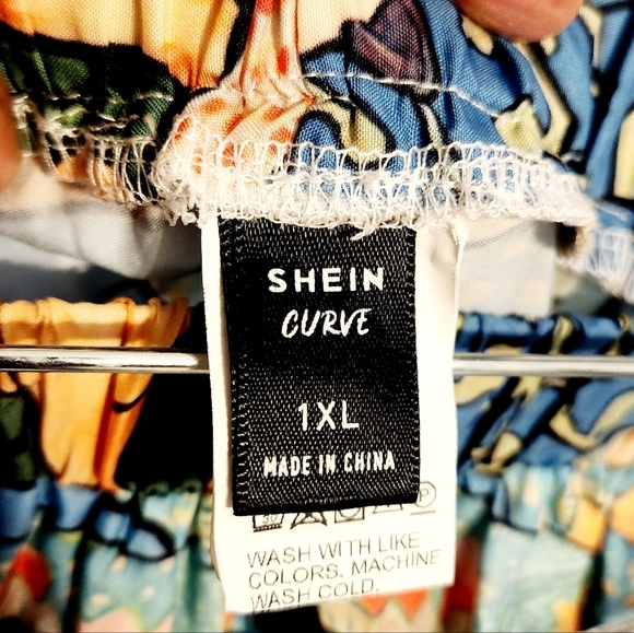 Shein Curve | Women's Colorful Animal Printed Lounge Pants (Size 1XL) - Picture 2 of 13